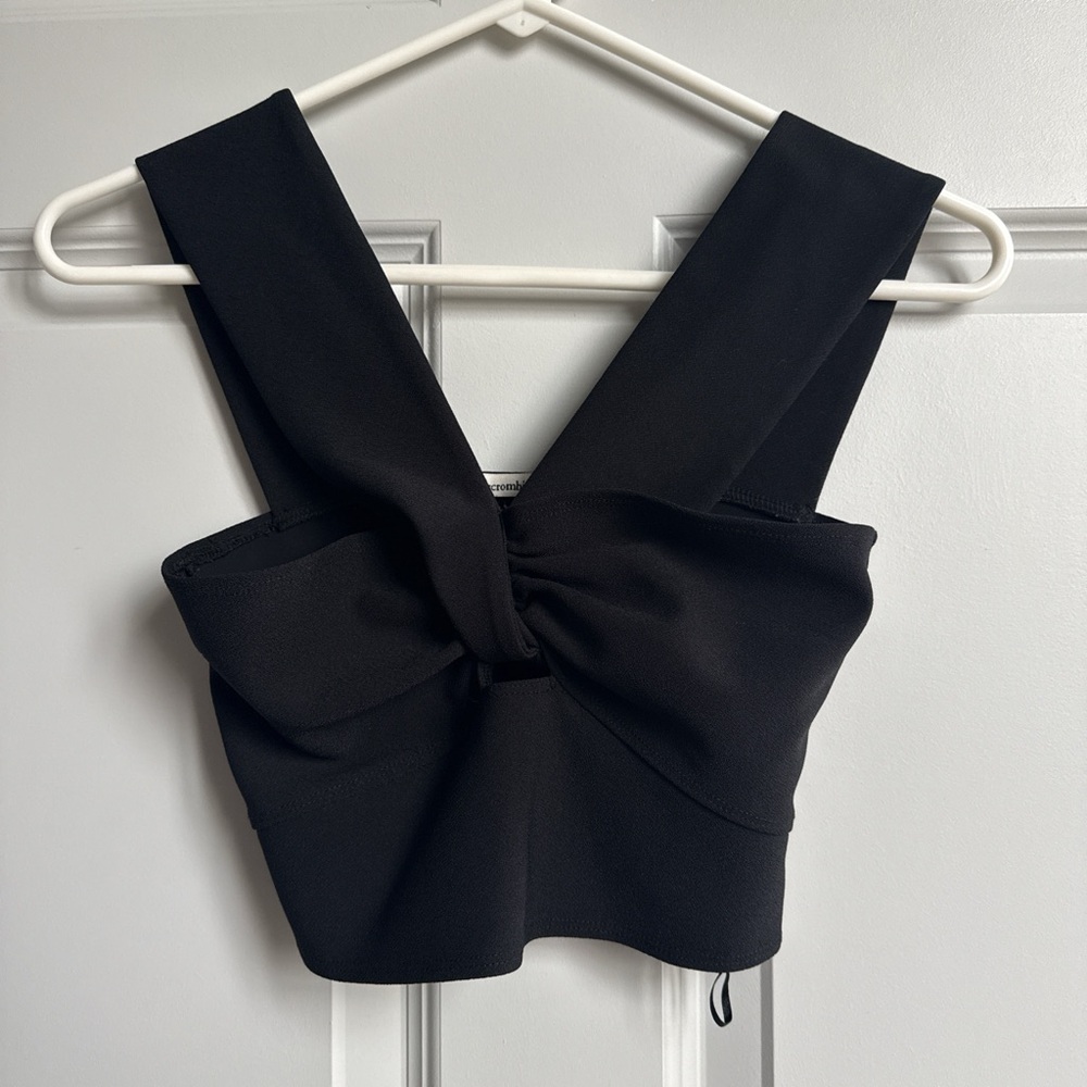 Black Abercrombie Crop Top